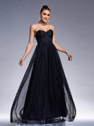 Sequin Tube Top A-line Tulle Dress RH30953