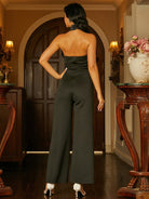 Halter Backless Black Jumpsuit RD50044 MISS ORD