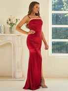 Formal Ruched Satin Prom Dress JMH3176 MISS ORD