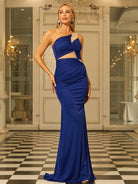 One Shoulder Mermaid Evening Dress