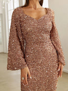 Mermaid Sequin Dress M02010 MISS ORD